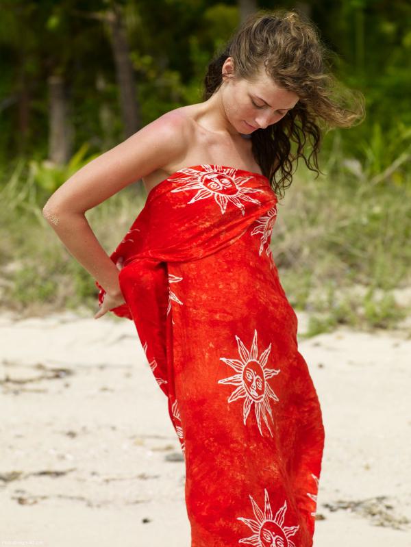 Ruslana på stranden #58